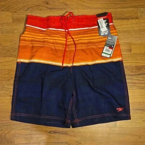 Speedo Swim Orange and Blue Boardshort 20"